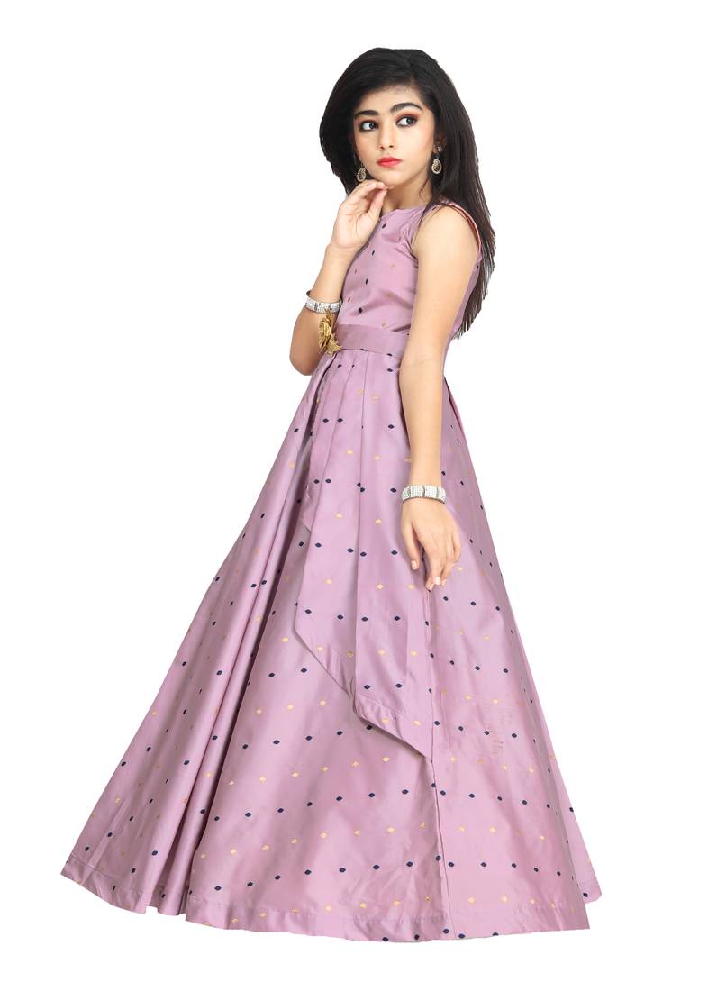 Kids Lavender Gown Dress