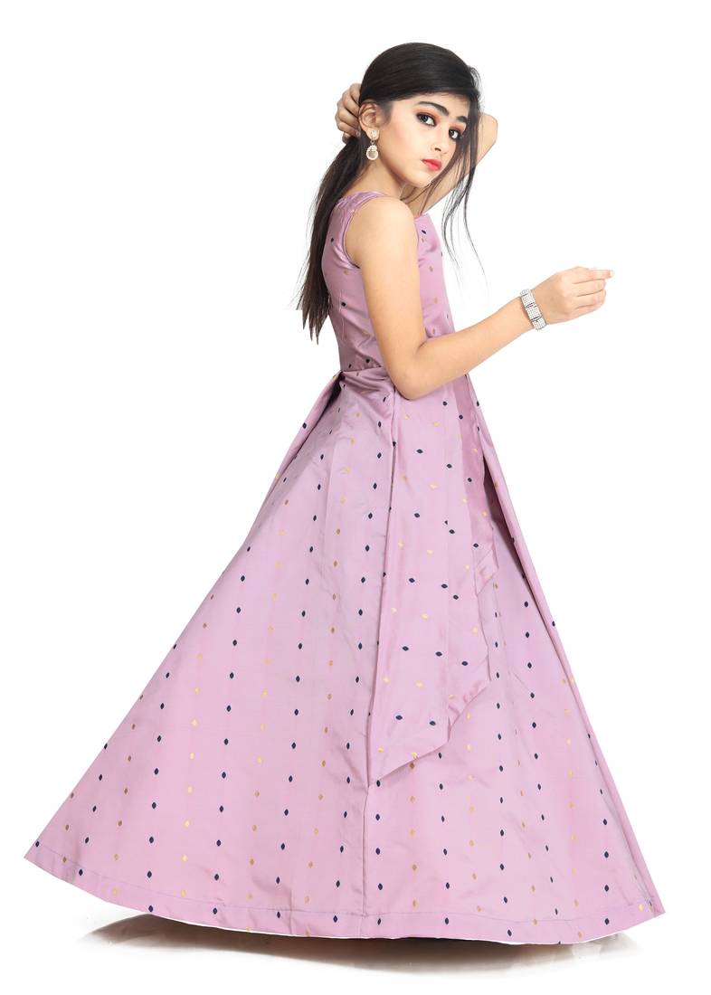 Kids Lavender Gown Dress