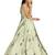 Kids Sea Green Gown Dress For Girls 