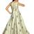 Kids Sea Green Gown Dress For Girls 