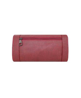 Maroon LEATHER WALLET FOR WOMEN 2