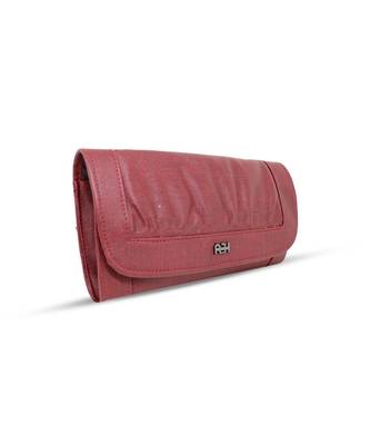 Maroon LEATHER WALLET FOR WOMEN 3