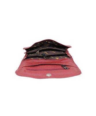 Maroon LEATHER WALLET FOR WOMEN 5