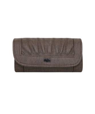 Brown LEATHER WALLET FOR WOMEN 1