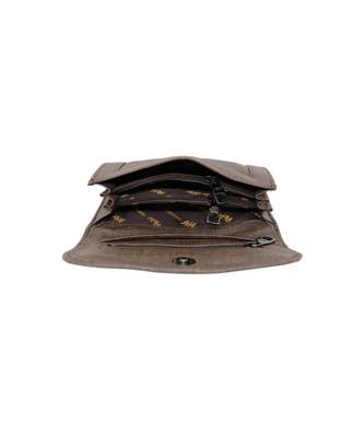 Brown LEATHER WALLET FOR WOMEN 5