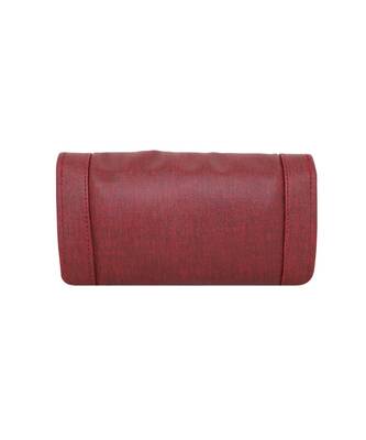 Maroon LEATHER WALLET FOR WOMEN 2