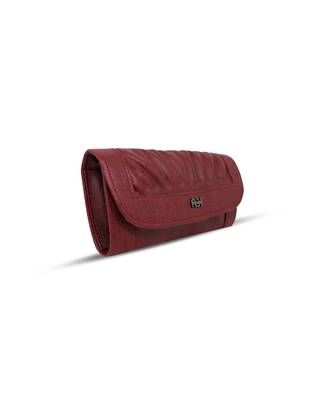 Maroon LEATHER WALLET FOR WOMEN 5