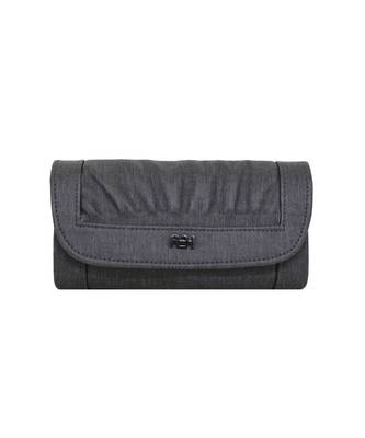 Grey LEATHER WALLET FOR WOMEN 1