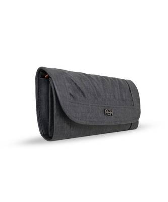 Grey LEATHER WALLET FOR WOMEN 4