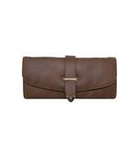 Brown LEATHER WALLET FOR WOMEN