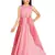 Girls Pink Gown Dress For Wedding Wear 