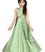 Kids Pista Gown Dress For Girls 