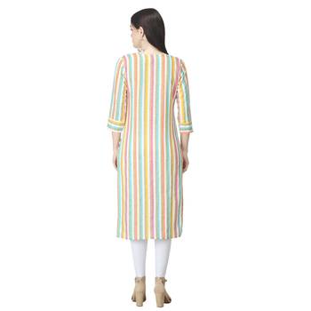 Multicolor printed cotton cotton-kurtis 2