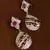 Gold Plated Stone Embellished American Diamond Earrings 216ED154