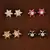 Gold Plated MultiColored Stone Embellished American Diamond Studs 216ED162