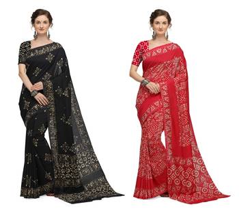 Iris Handloom Cotton Slub Zari Wex Batik Print saree 1