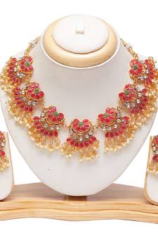 South Indian Kemp long necklace set