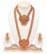 Bridal south Indian double necklace set