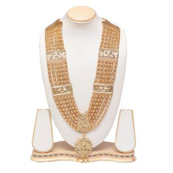 Multilayer Golden long necklace 1