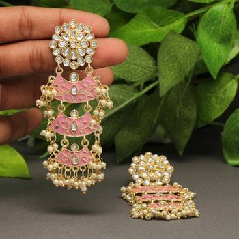 Pink danglers-drops 1