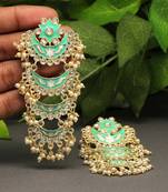 Green danglers-drops