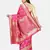 Rani Pink Woven Art Silk Saree With Blouse