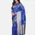 Royal Blue Woven Art Silk Saree With Blouse