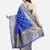 Royal Blue Woven Art Silk Saree With Blouse