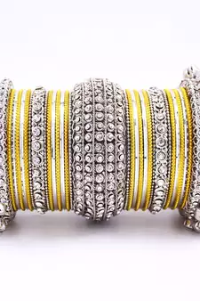 Yellow bangles-and-bracelets