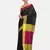 Black Plain Work Khadi Cotton Handloom Saree With Blouse