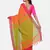 Rust Plain Work Khadi Cotton Handloom Saree With Blouse