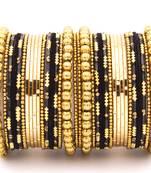 Black bangles-and-bracelets