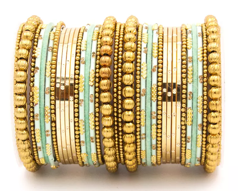 Green bangles-and-bracelets