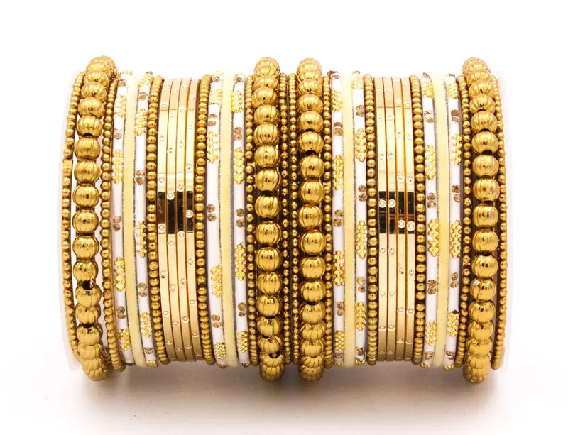 Beige bangles-and-bracelets