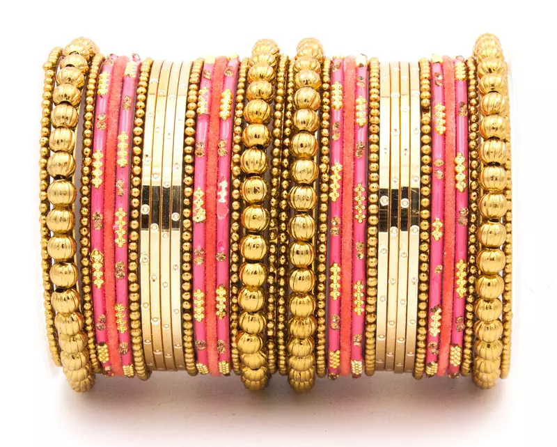 Pink bangles-and-bracelets