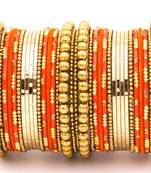 Orange bangles-and-bracelets