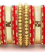 Red bangles-and-bracelets