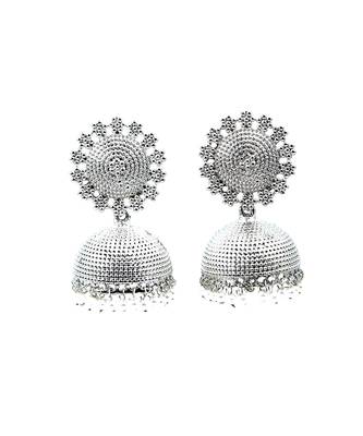 Silver Plated  Jhumkas 4
