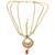 Gold Plated Simple Kunadn Maath Patti