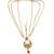 Gold Plated Simple Kunadn Maath Patti