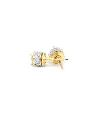 Rose Gold Alloy Earrings 3