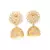 Gold Plated Stone Studded Designer jhumki