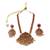 Red Stone Kemp Necklace Set