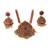 Red Stone Kemp Necklace Set