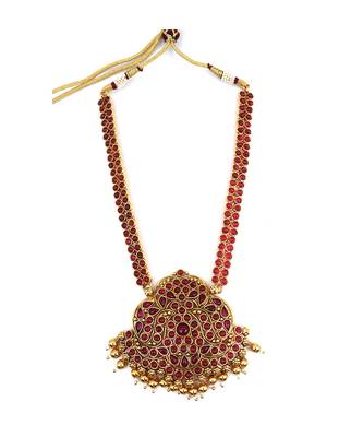 Red Stone Kemp Necklace Set 7