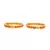 Gold Plated Stome Studded Laxmi bangle Set Of 2