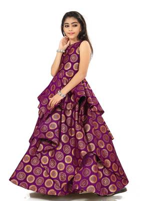 Kids Bit Gown Dress For Girls 2