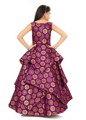 Kids Bit Gown Dress For Girls 4