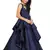 Kids Blue Cotton Silk Gown For Girls 