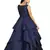Kids Blue Cotton Silk Gown For Girls 